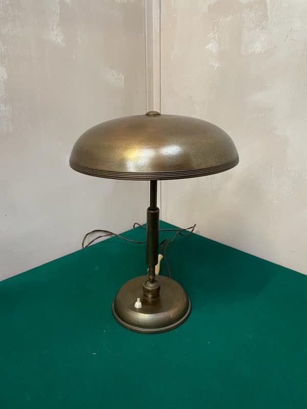 Lampada ministeriale in ottone anni 50