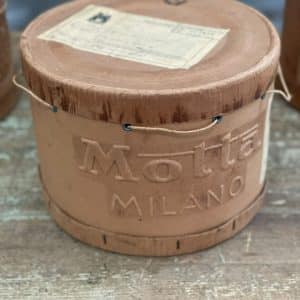scatola pubblicitaria vintage