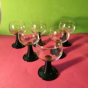 set bicchieri vintage francesi