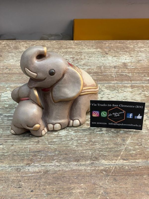mamma elefante e cucciolo thun