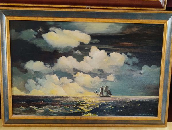 quadro veliero D. Milandri Rimini
