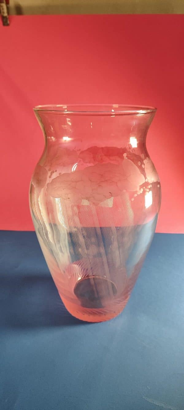 vaso artistico in vetro