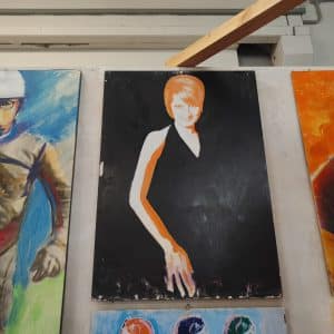 quadro retouche Mina di E. Zangheri