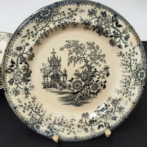 piatto Colandine ceramica inglese primavesi - cardiff