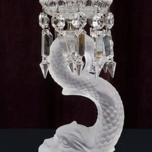 coppia di candelabri baccarat
